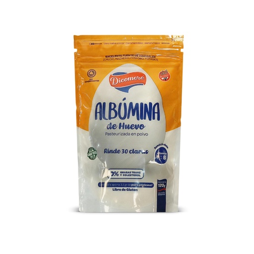 [SUPALBD120001] Albumina de Huevo x 120grs x 1u - Dicomere