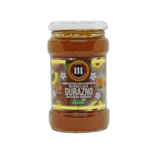 [DPMDÑD360003] Mermelada sin azucar libre de gluten de Durazno - Doña Magdalena x 360grs x 3u