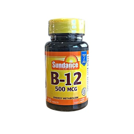 [SUPVITB90001] Vitamina B12 500 MCG x 90 tab x 1u - Sundance