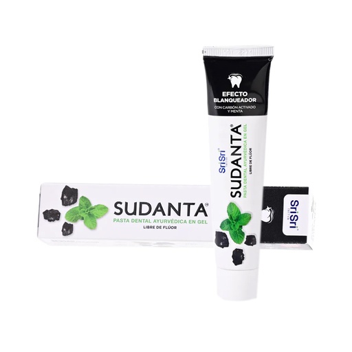 [CSPDASGMCJ05001] Pasta dental ayurvedica en gel Sudanta sabor menta x 50grs x 1u - Sri Sri