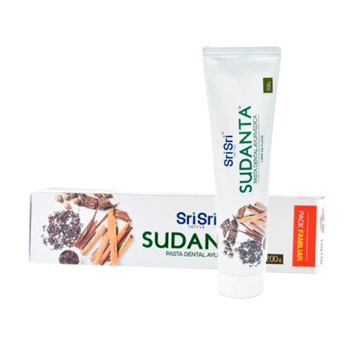 [CSPDASGCJ20001] Pasta dental Sri sri ayurvedica en gel Sudanta x 200grs x 1u
