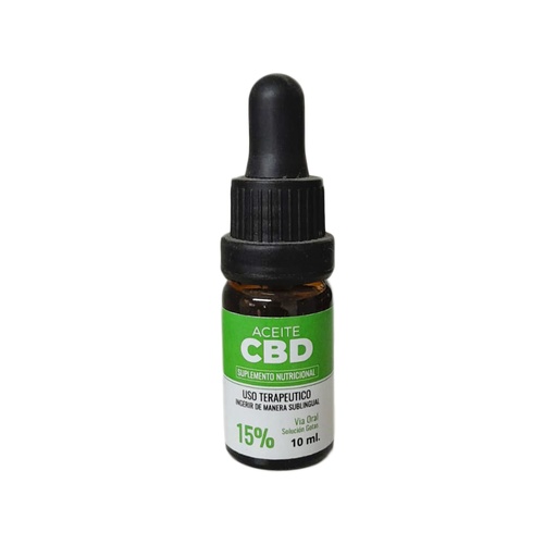 [CSACAN15BT12] Aceite de Cannabis Chile 10ml 15% x 12u  