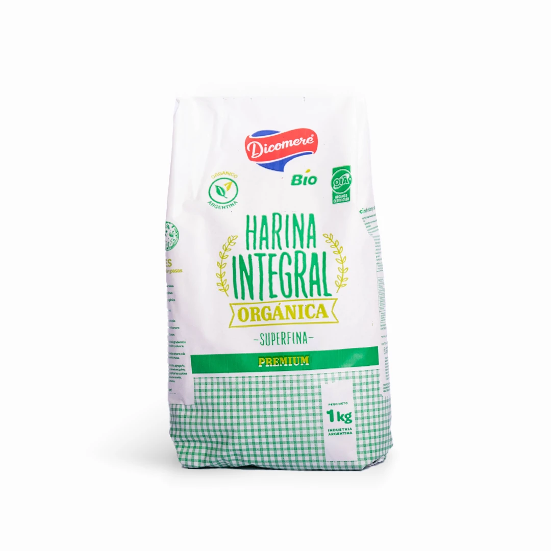 [HAHOIDBS006] Harina Organica Integral x 1kg x 6u 