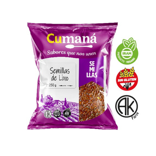 [SELINCUPT25001] Semillas de Lino - Cumana x 250grs x 1u