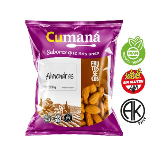 [FSALCUCPQ25010] Almendras Chile - Cumana x 250grs x 10u