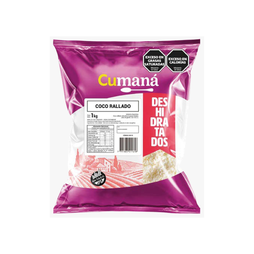[FSCRACUPQ003] Coco Rallado High Fat Cumana Indonesia x 1kg x 3u 