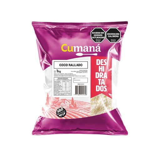 [FSCRACUPQ010] Coco Rallado High Fat Indonesia x 1kg x 10u - Cumana