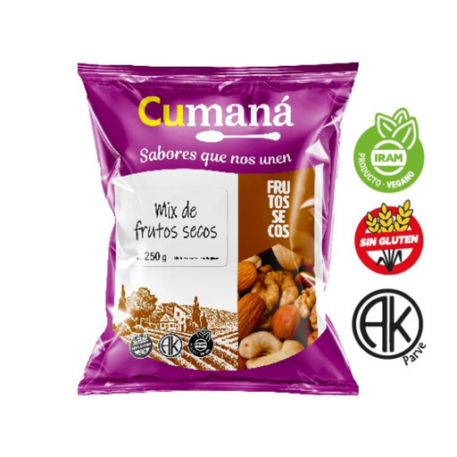 [FSMXFSCUPQ25010] Mix de Frutos Secos x 250grs x 10u - Cumana