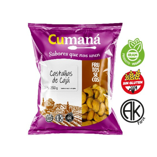 [FSCASCUVPQ25001] Castañas de Caju Vietnam x 250grs x 1u - Cumana