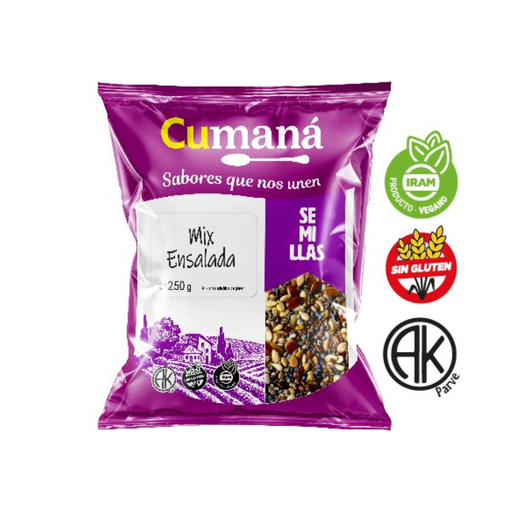 [SEMXSENSCUPQ25001] Mix de Semillas para Ensalada x 250grs x 1u - Cumaná