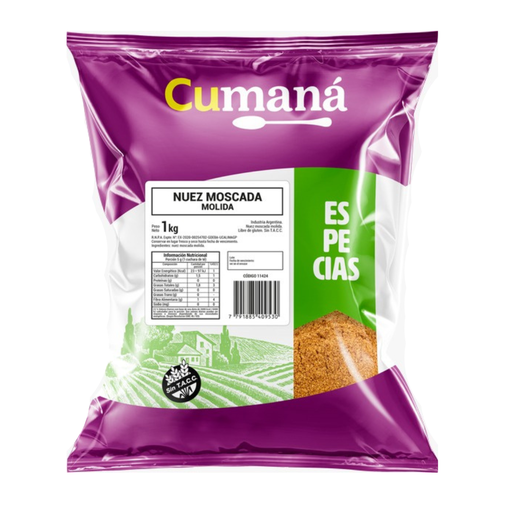 [ESPNMMCUPQ010] Nuez Moscada Molida x 1kg x 10u - Cumana