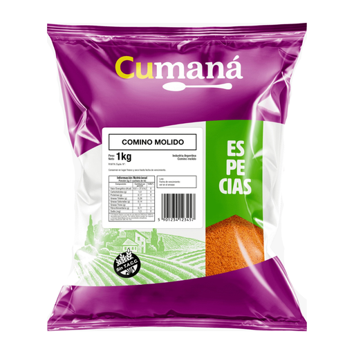 [ESCOMCUPQ001] Comino Molido x 1kg x 1u - Cumana