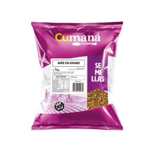 [ESANGCUPQ010] Anis en Grano x 1kg x 10u - Cumana