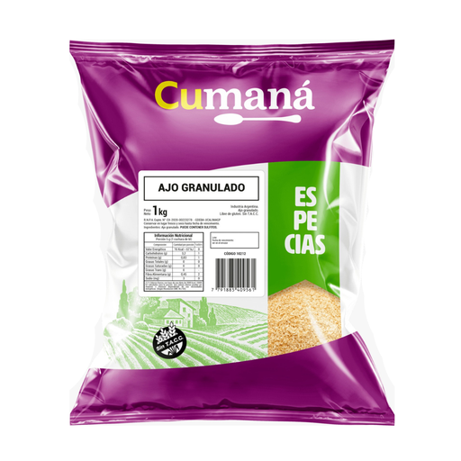 [ESAJGRCUPQ001] Ajo Granulado - Cumana x 1kg x 1u