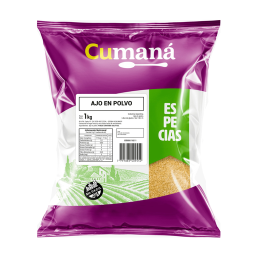 [ESAJDCUPQ001] Ajo en Polvo Deshidratado x 1kg x 1u - Cumana