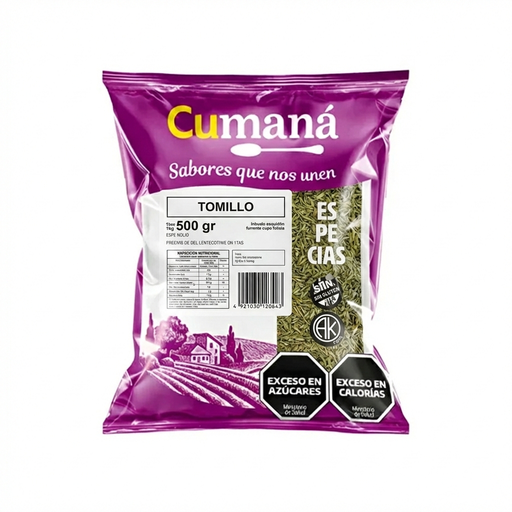 [ESPTOMCUPQ50010] Tomillo - Cumana x 500grs x 10u 