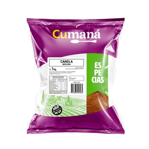 [ESCAMCUPQ001] Canela Molida x 1kg x 1u - Cumana