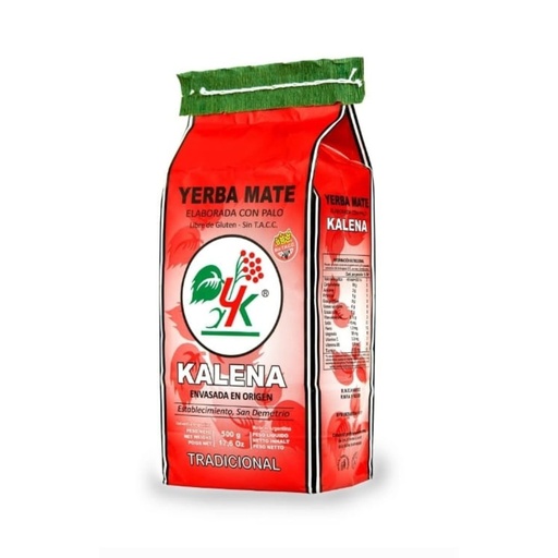 [YHYKCPPQ50010] Yerba Mate con palo tradicional - Kalena x 500grs x 10u 