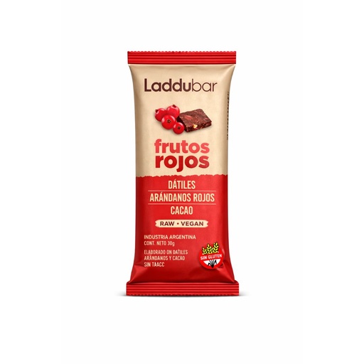 [BSBLADFRPQ0012] Barritas Frutos Rojos x 30grs x 12u x 1 caja - Laddubar