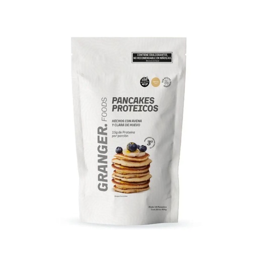[HAGRPAPRVPQ40003] Pancakes proteicos sabor Vainilla x 400grs x 3u - Granger