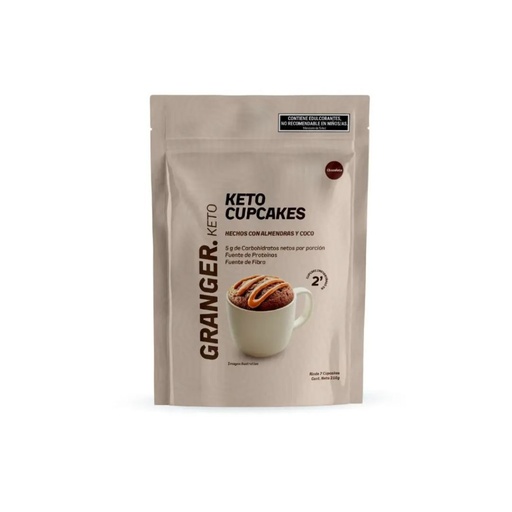 [HAGRKCKCHPQ21001] Keto Cupcakes sabor Chocolate x 210grs x 1u - Granger
