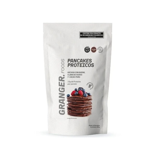 [HAGRPAPCHPQ40001] Pancakes Proteicos sabor Chocolate x 400grs x 1u - Granger
