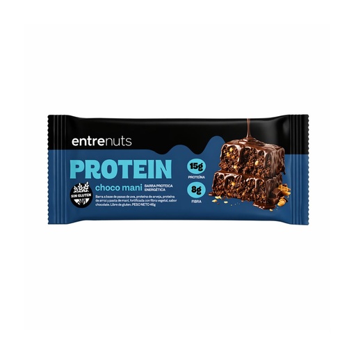 [BSBENPCHMCJ001] Barritas Proteicas Choco-Mani x 46grs x 10u x 1 caja - Entrenuts