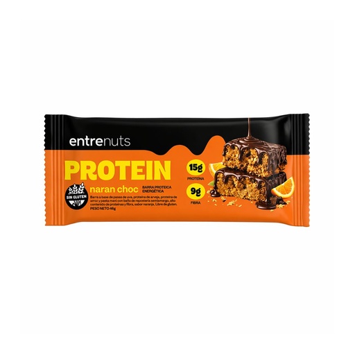 [BSBENPNCHCJ012] Barritas Proteicas Naranja-Chocolate x 46grs x 10u x 12 cajas - Entrenuts