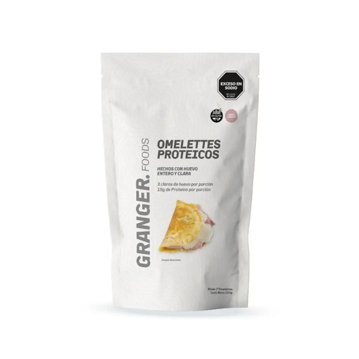 [HAGROPJQCJ21014] Omelettes Proteicos de Jamon y Queso x 210grs x 14u