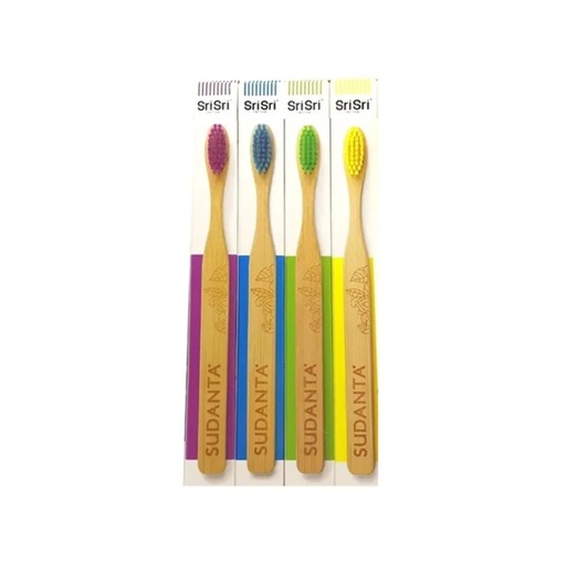 [CSCEPSSCJ12] Cepillo de Dientes Bamboo Suave Adultas/os x 20u- Sudanta Sri Sri 