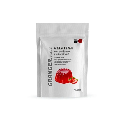 [VAGRGEFPQ150012] Gelatina sabor Frutilla x 150grs x 12u - Granger 