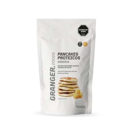 [HAPAPSQGRPQ30001] Pancakes proteicos salados sabor Queso x 300grs x 1u - Granger
