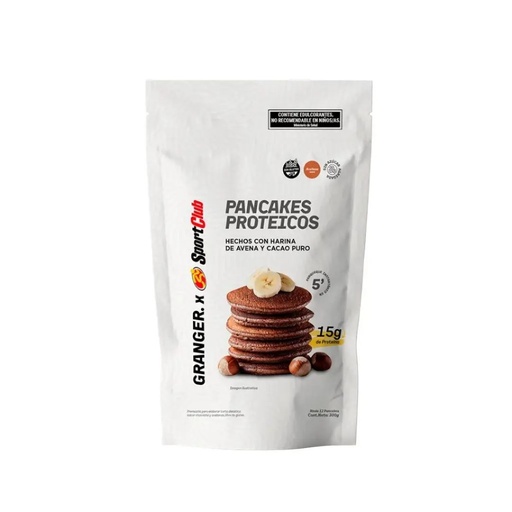 [HAPAPACHGRCJ30014] Pancakes proteicos sabor Avellana y Chocolate x 300grs x 14u - Granger 