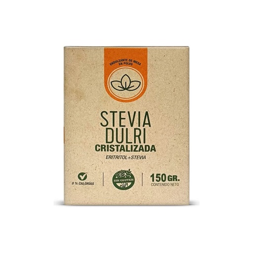 [ENDSCRDCJ15024] Stevia Cristalizada estuche x 150grs - Dulri 